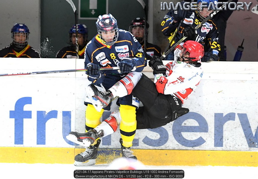 2021-04-17 Appiano Pirates-Valpellice Bulldogs U19 (3-1)